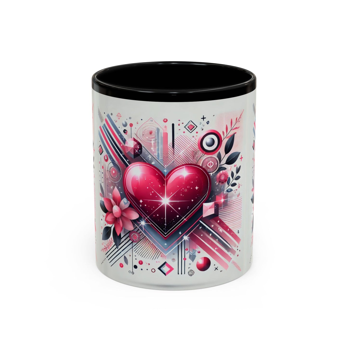 Valentine’s Day Accent Coffee Mug (11, 15oz)