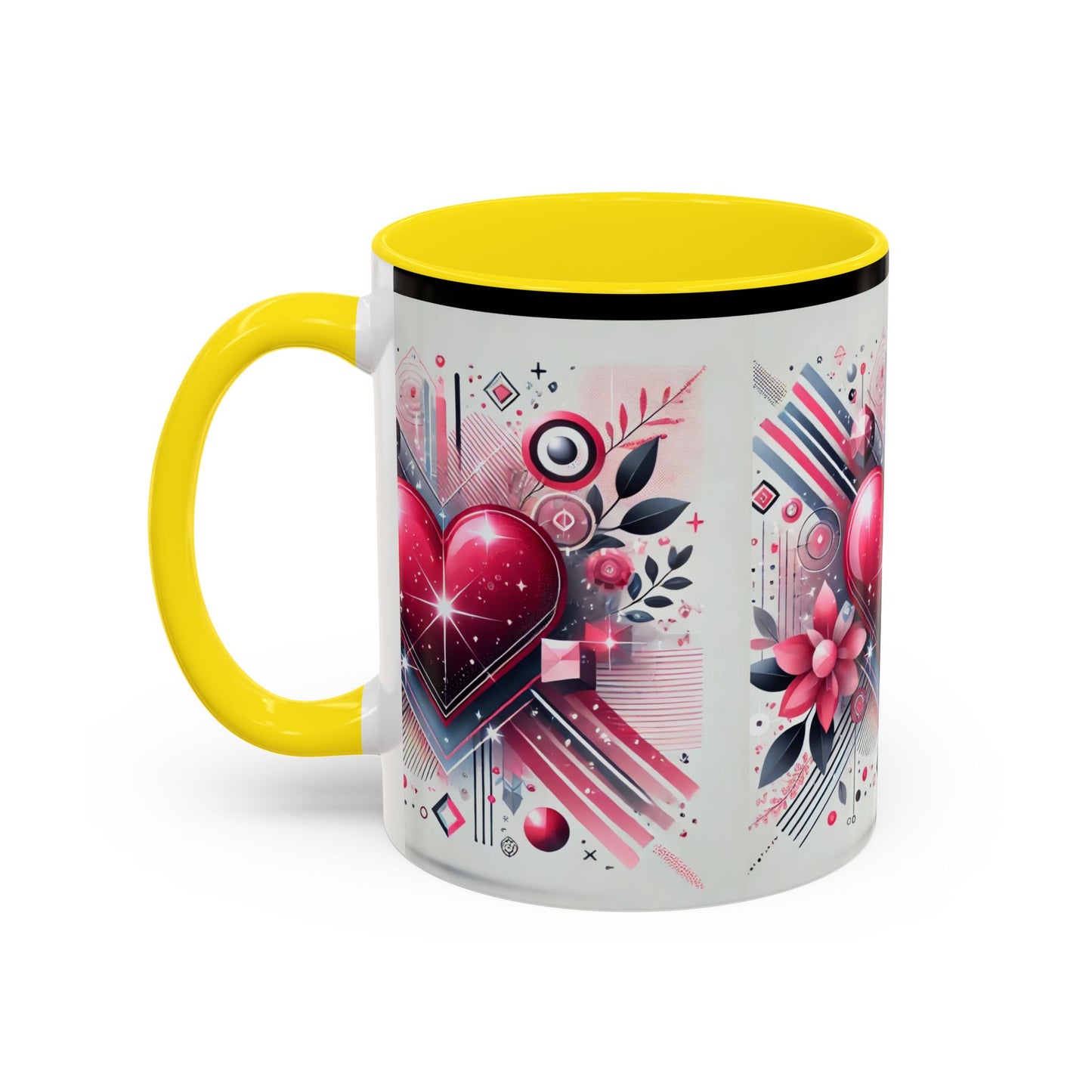 Valentine’s Day Accent Coffee Mug (11, 15oz)