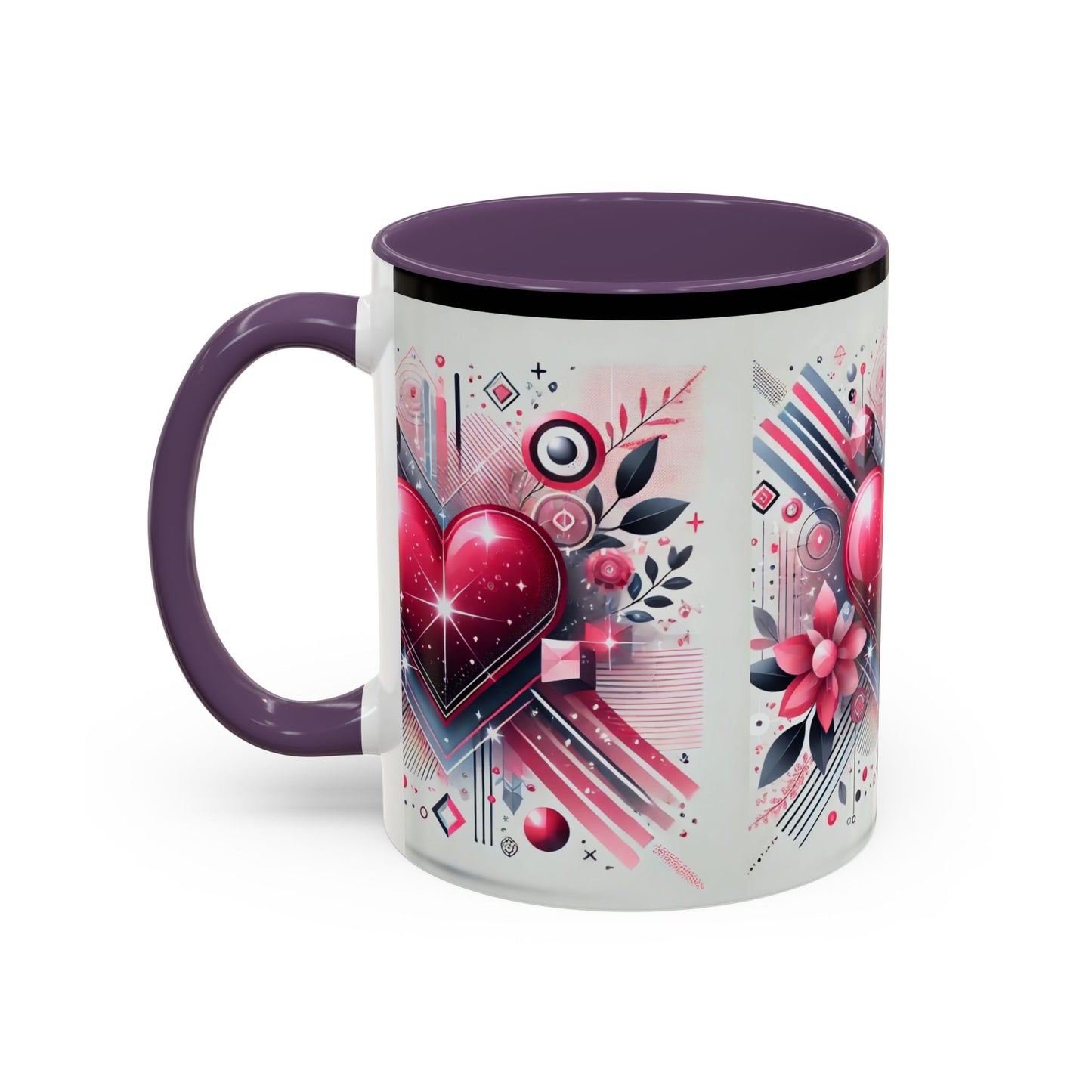 Valentine’s Day Accent Coffee Mug (11, 15oz)