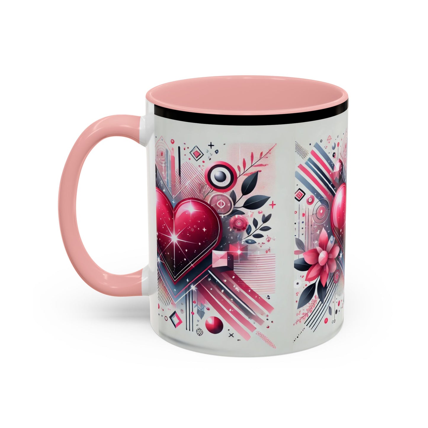 Valentine’s Day Accent Coffee Mug (11, 15oz)