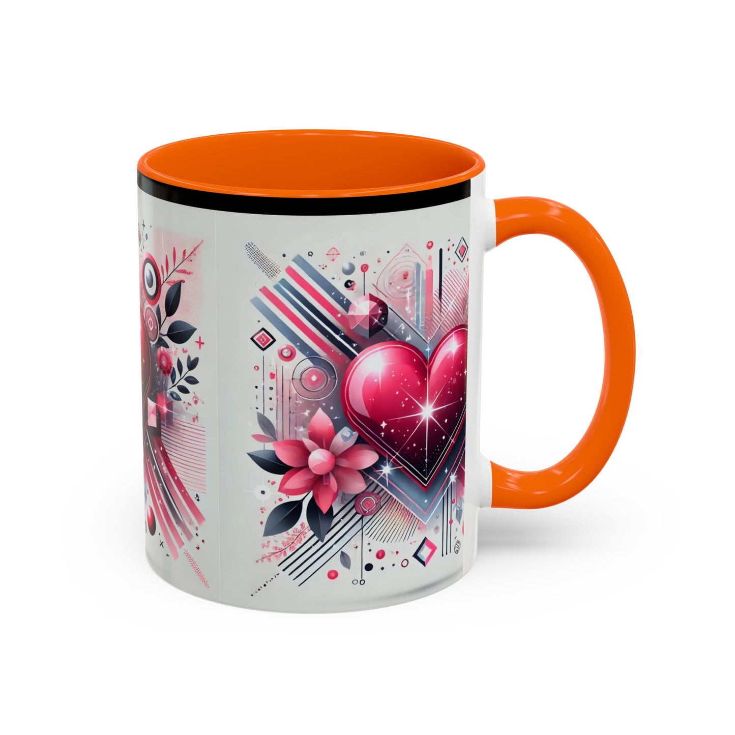 Valentine’s Day Accent Coffee Mug (11, 15oz)