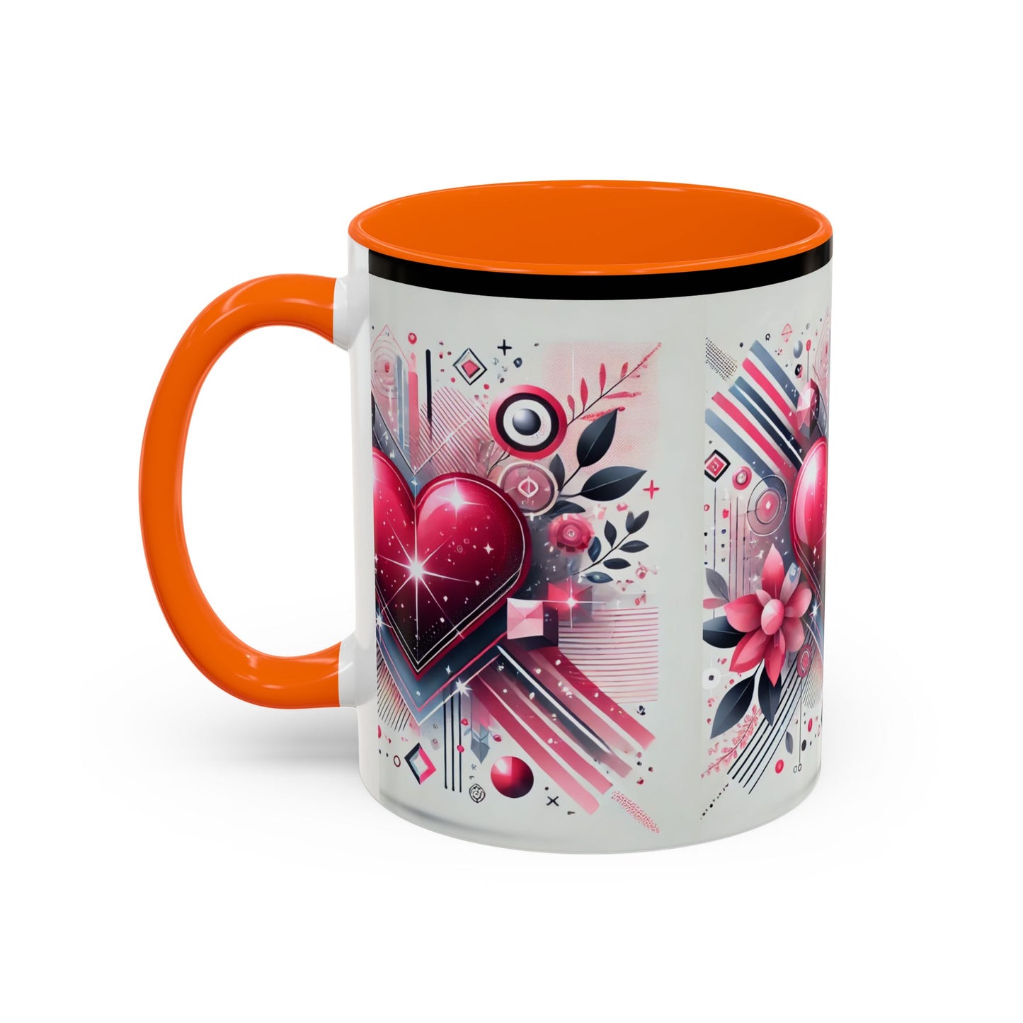 Valentine’s Day Accent Coffee Mug (11, 15oz)