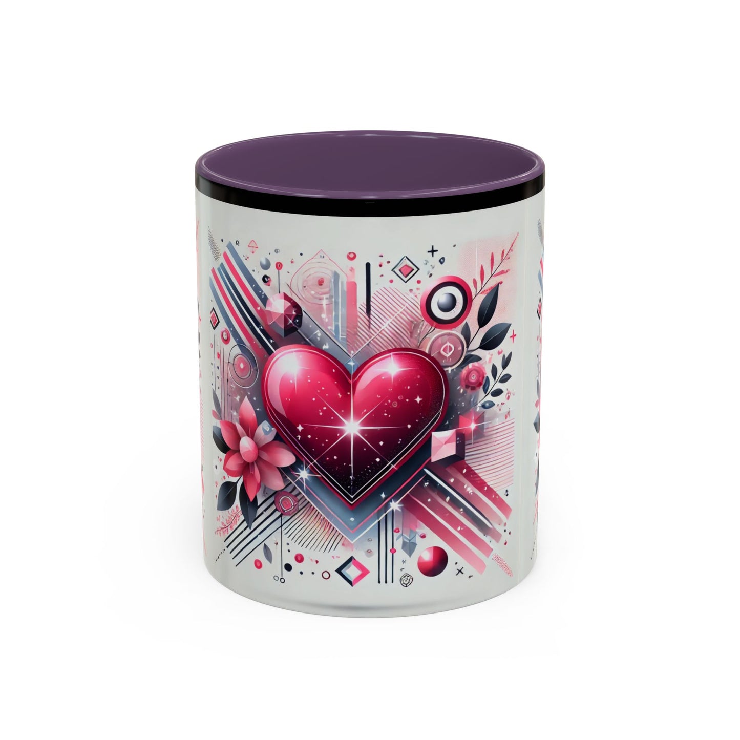 Valentine’s Day Accent Coffee Mug (11, 15oz)