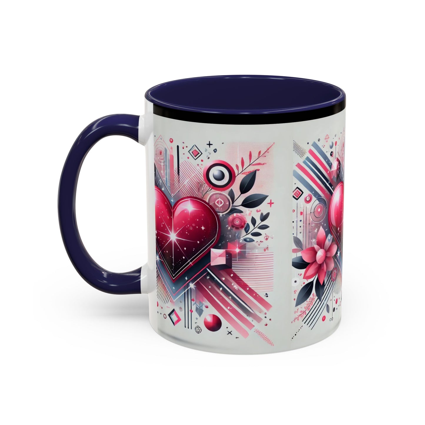 Valentine’s Day Accent Coffee Mug (11, 15oz)