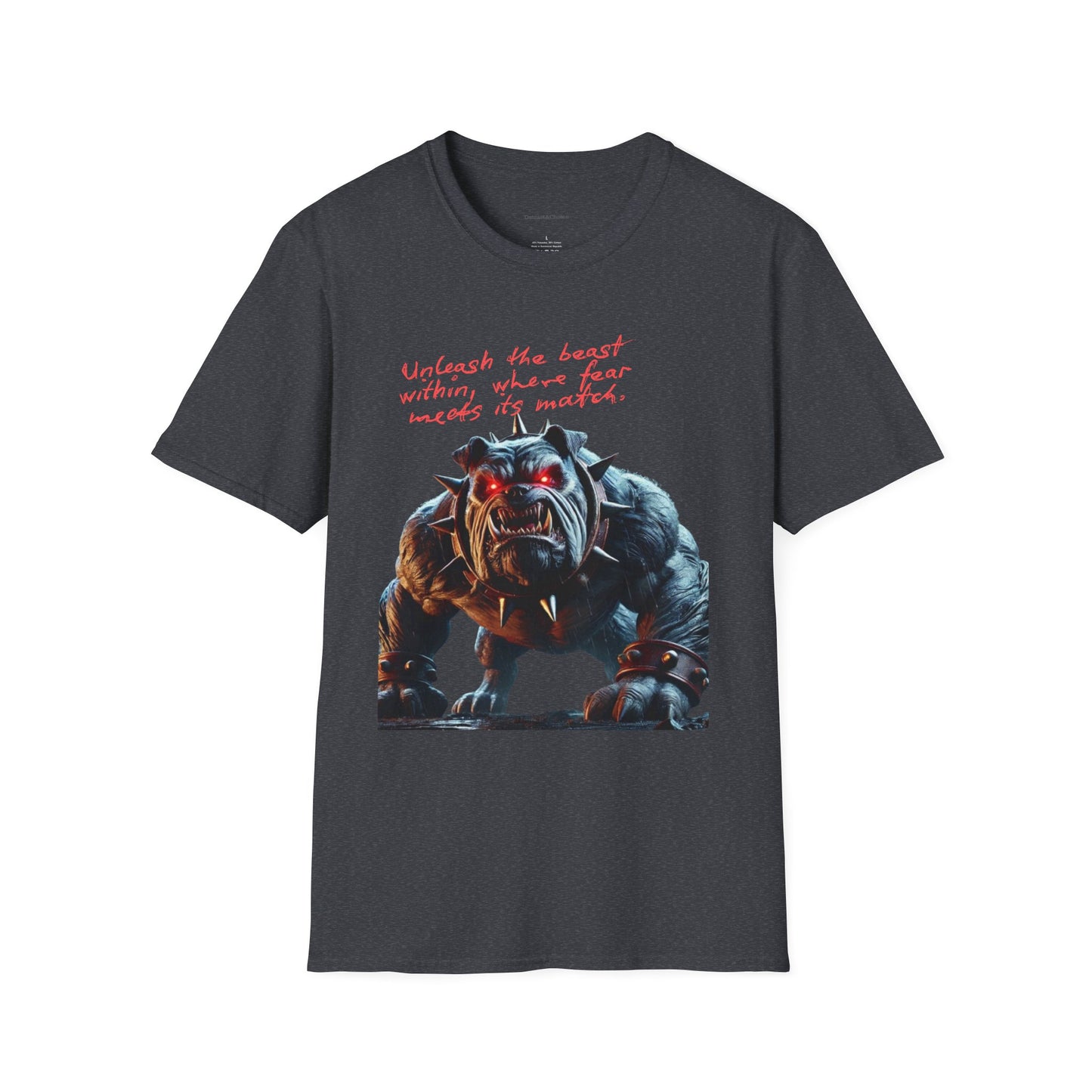 Monster bulldog Unisex Softstyle T-Shirt