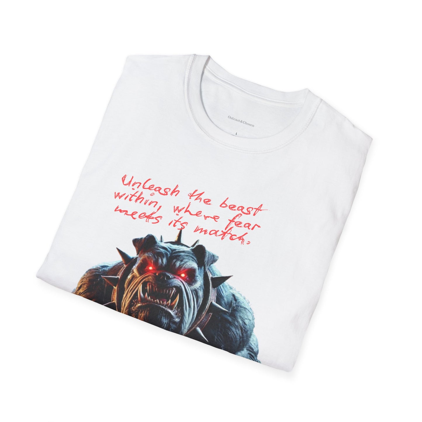 Monster bulldog Unisex Softstyle T-Shirt