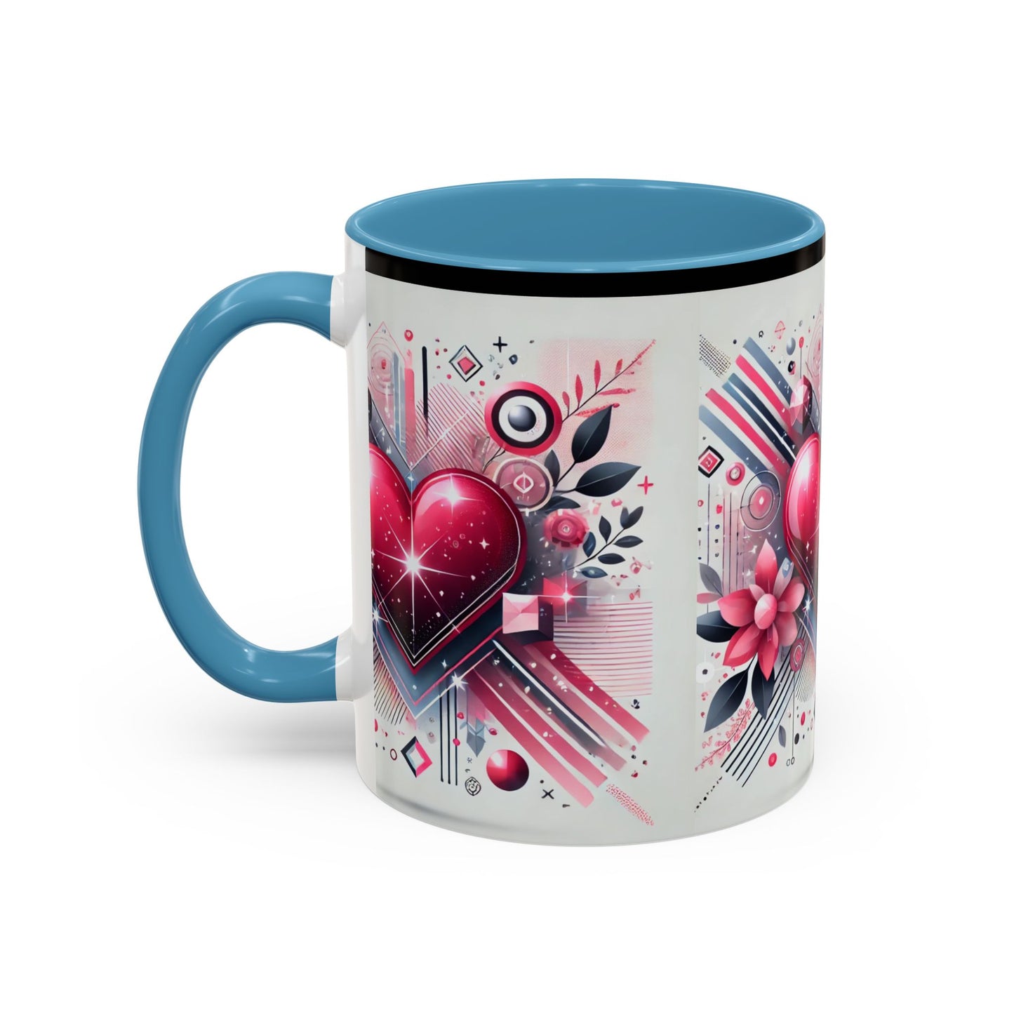 Valentine’s Day Accent Coffee Mug (11, 15oz)