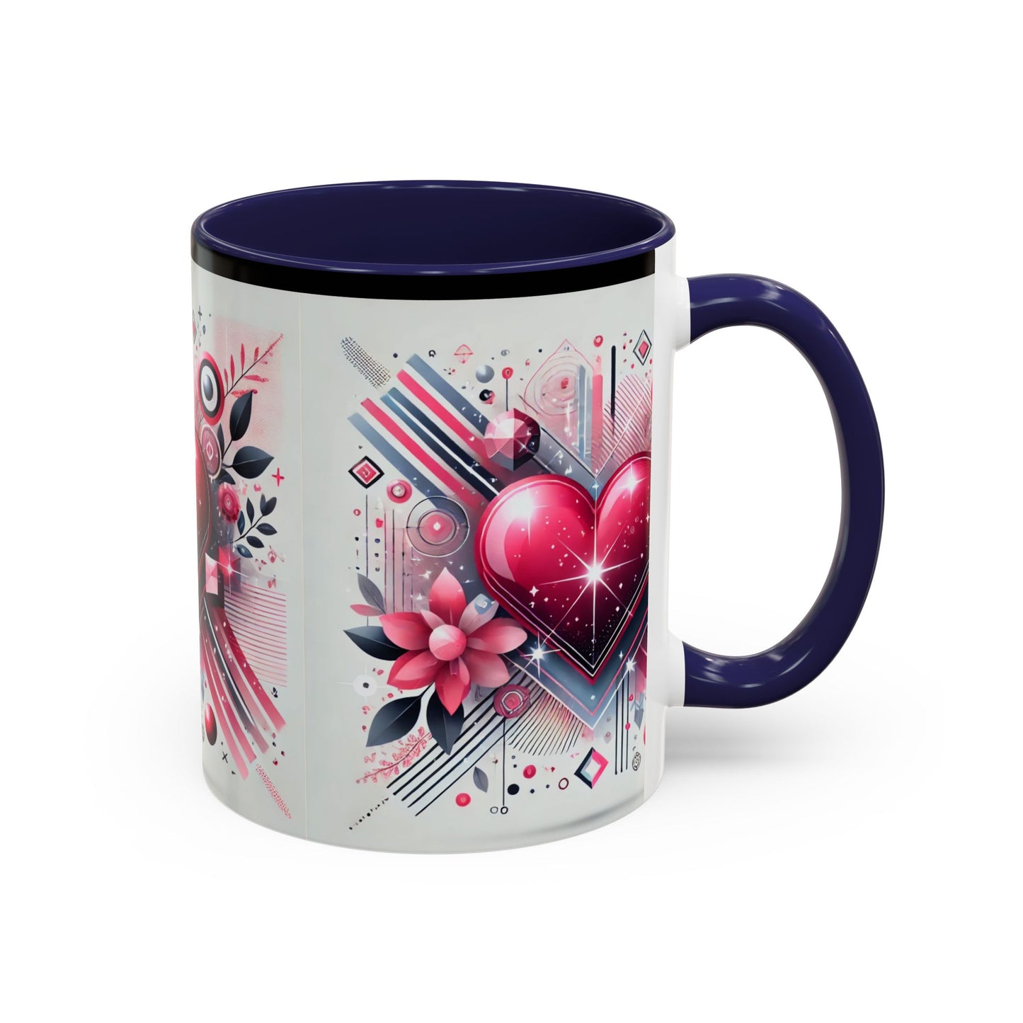 Valentine’s Day Accent Coffee Mug (11, 15oz)