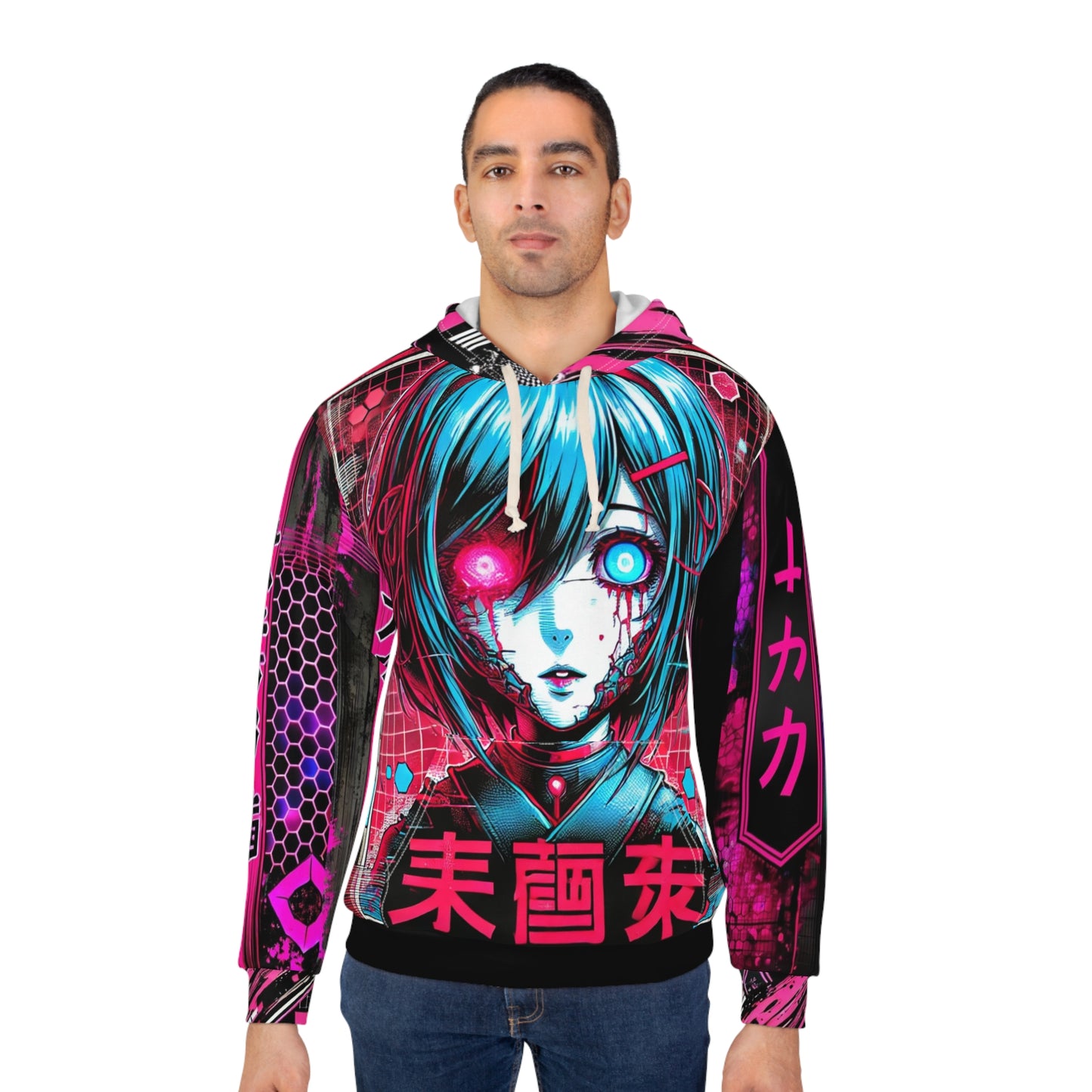 Anime Unisex Pullover Hoodie (AOP)