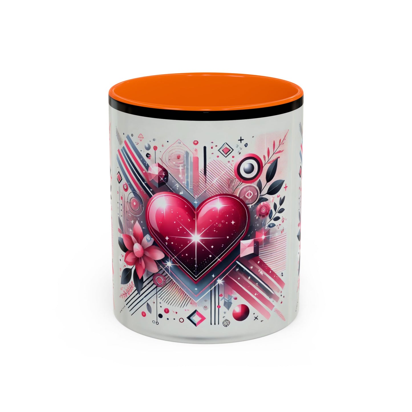 Valentine’s Day Accent Coffee Mug (11, 15oz)