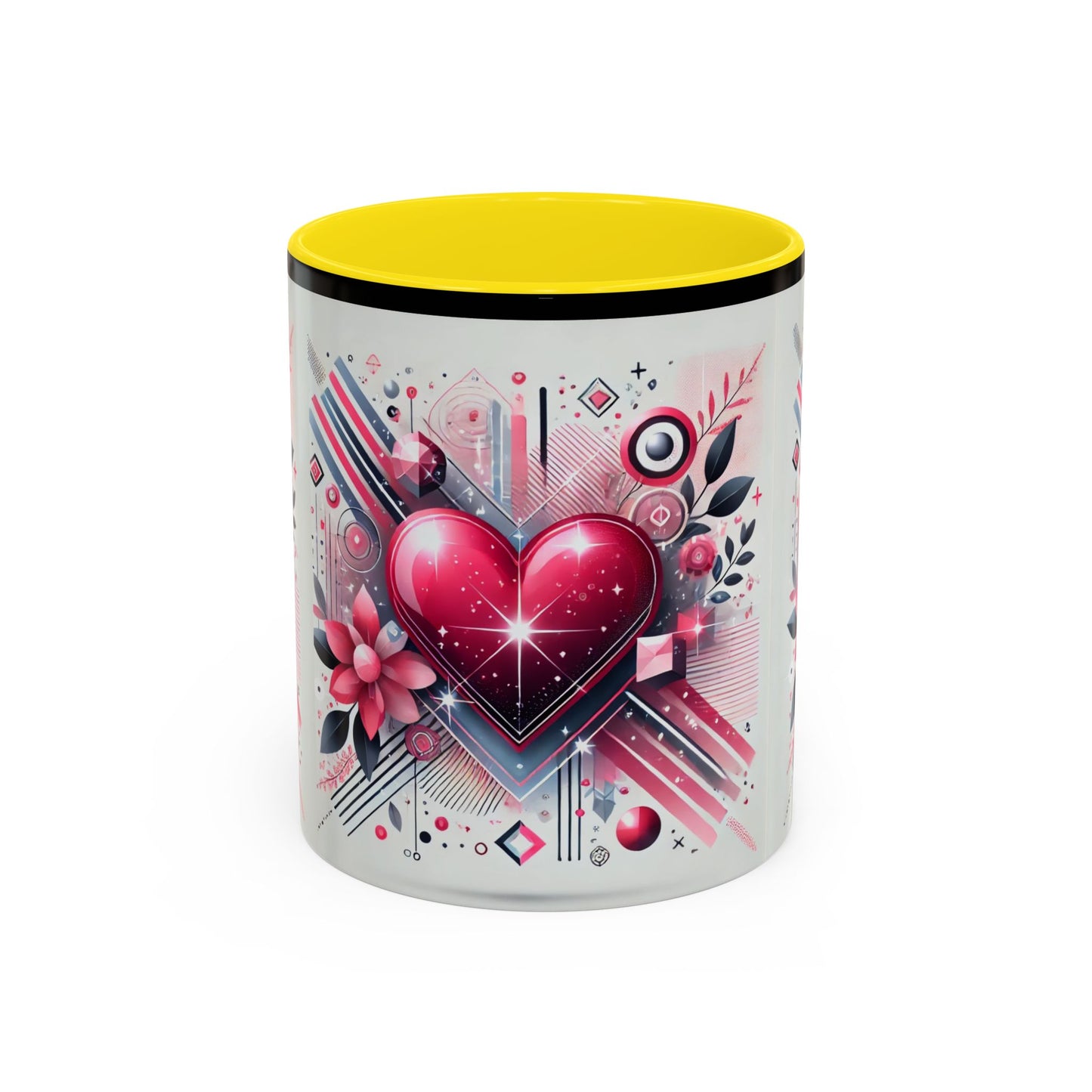 Valentine’s Day Accent Coffee Mug (11, 15oz)