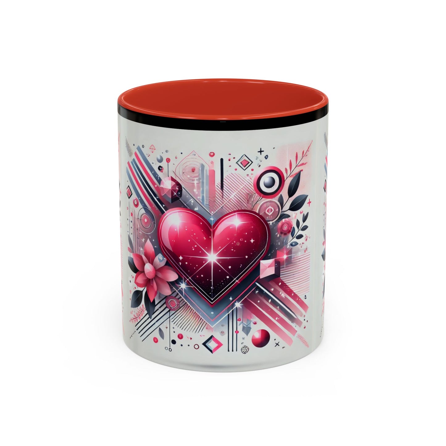 Valentine’s Day Accent Coffee Mug (11, 15oz)
