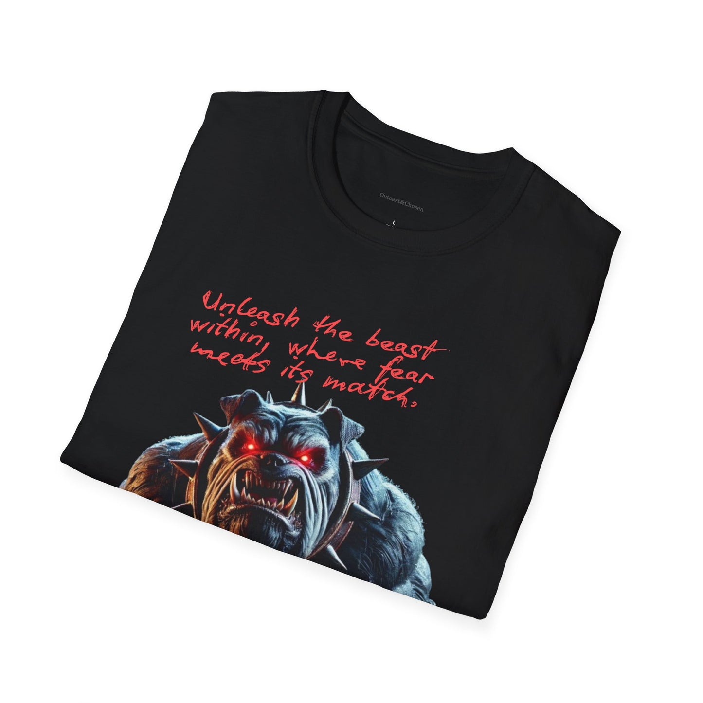Monster bulldog Unisex Softstyle T-Shirt