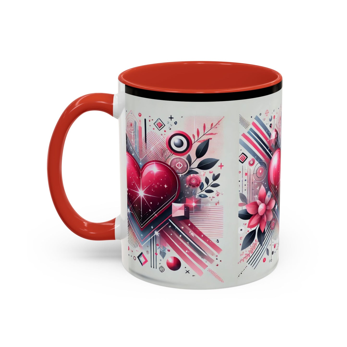 Valentine’s Day Accent Coffee Mug (11, 15oz)