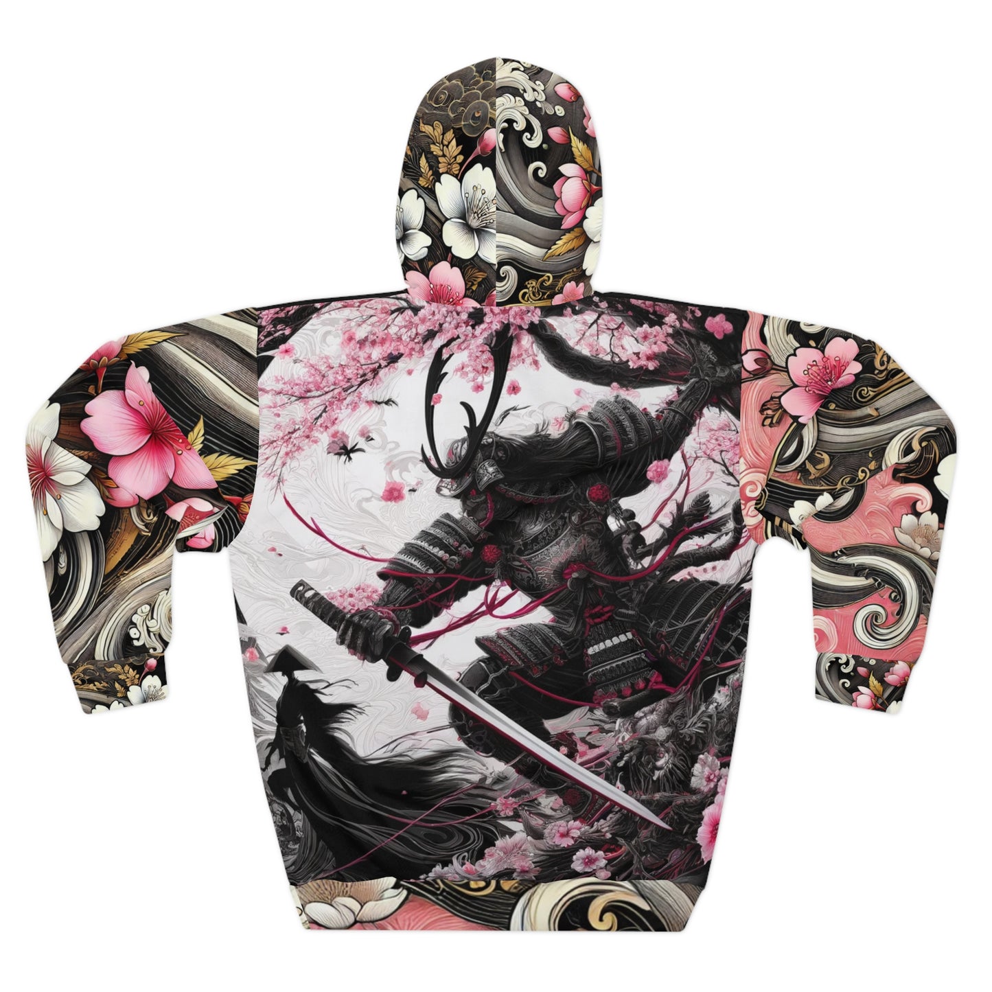 Samurai Unisex Pullover Hoodie (AOP)