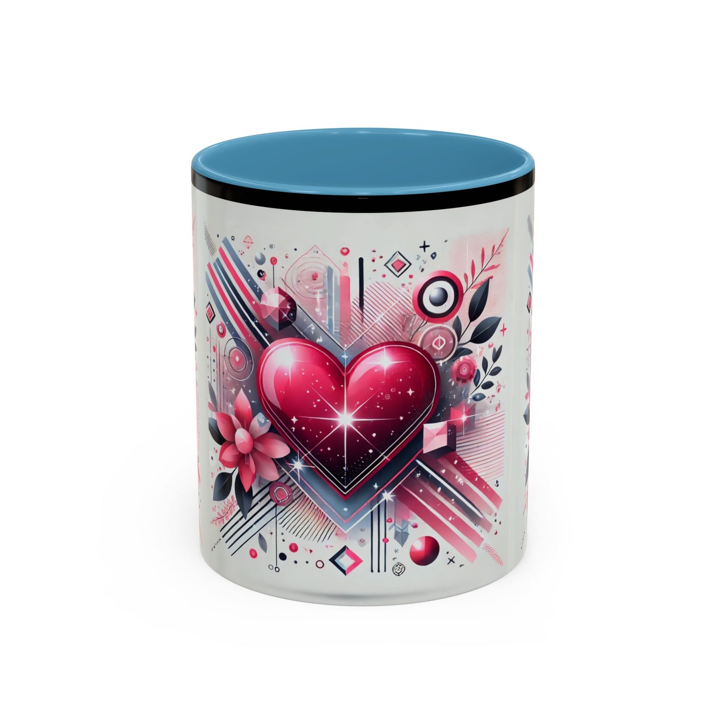 Valentine’s Day Accent Coffee Mug (11, 15oz)