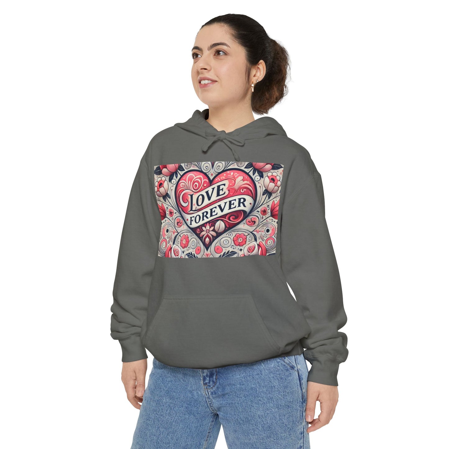 Valentine’s Garment-Dyed Hoodie