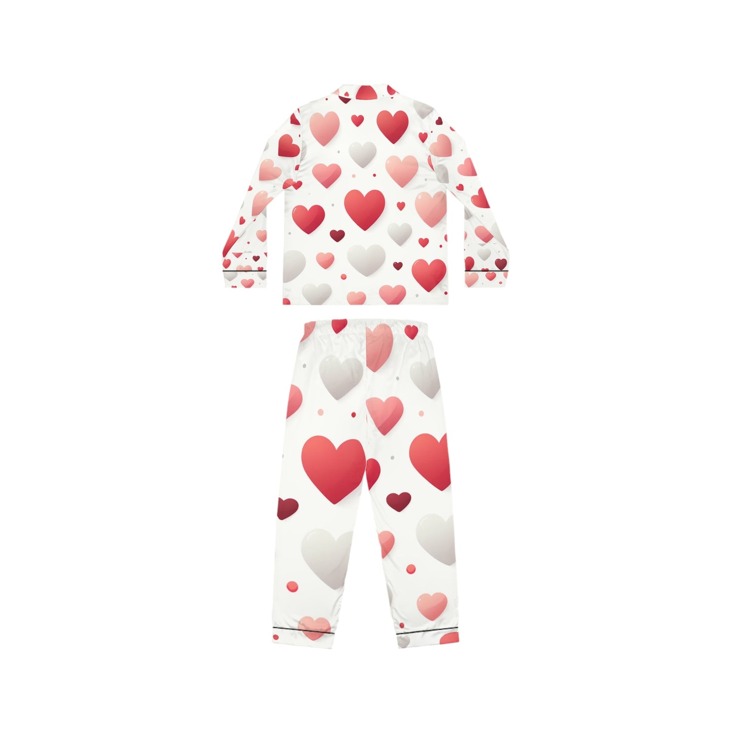 Valentine’s Day Women's Satin Pajamas (AOP)