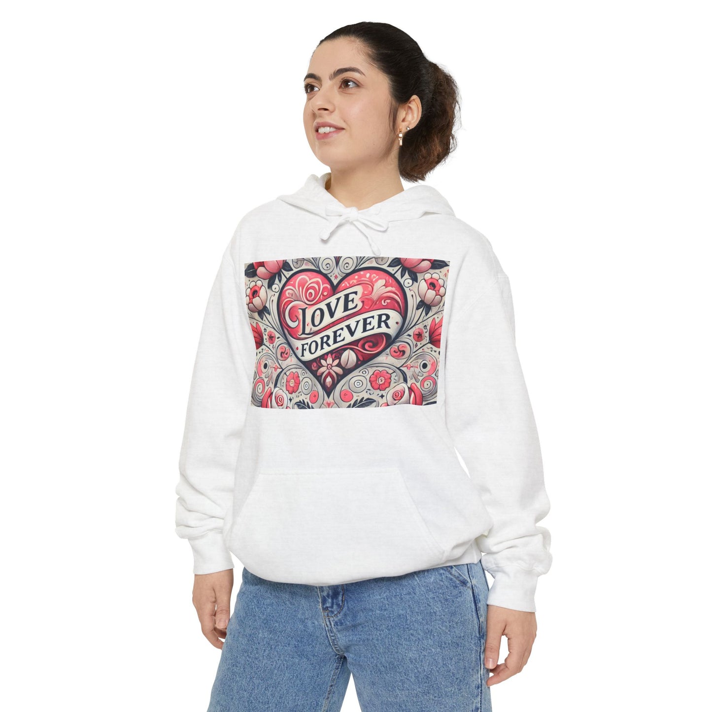 Valentine’s Garment-Dyed Hoodie
