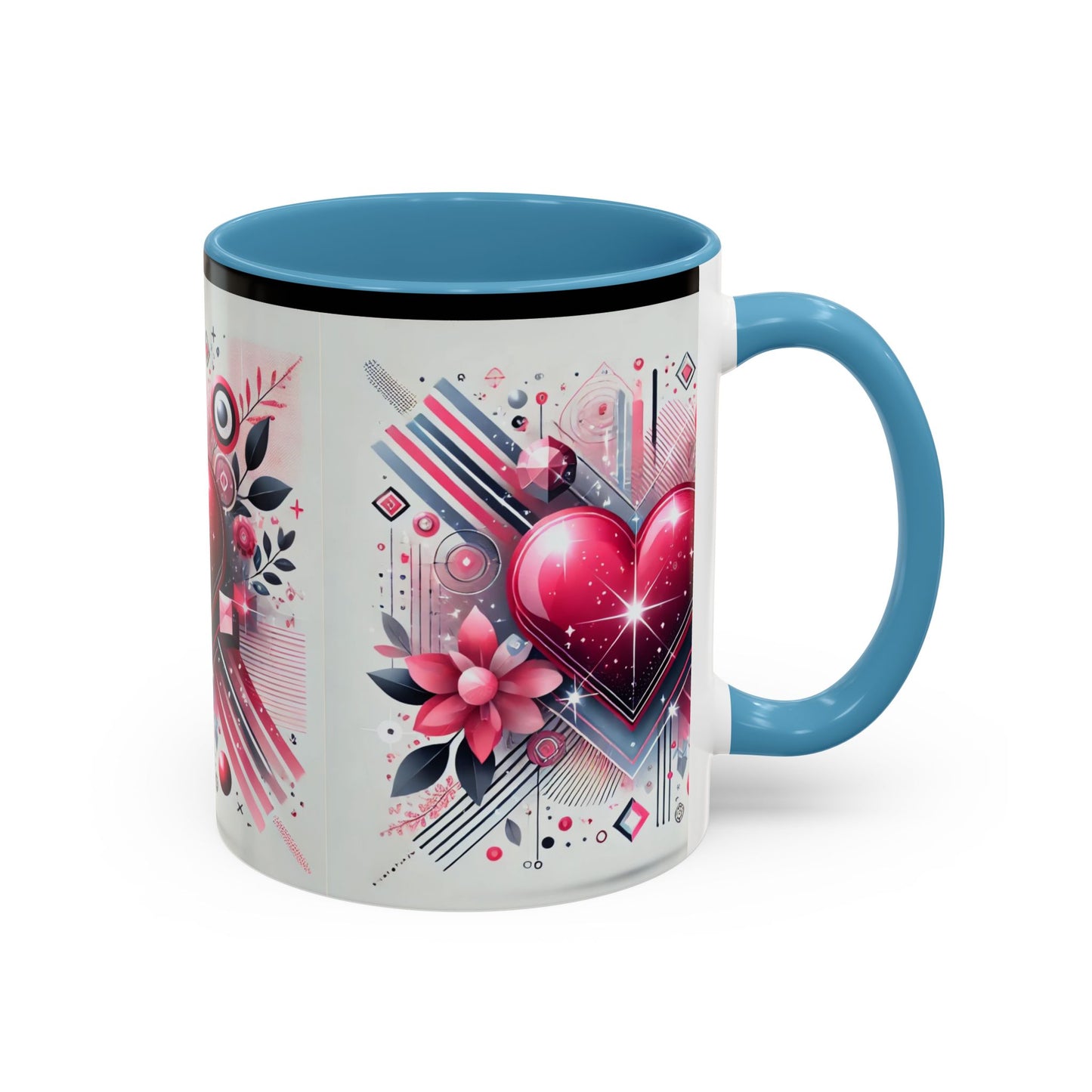 Valentine’s Day Accent Coffee Mug (11, 15oz)