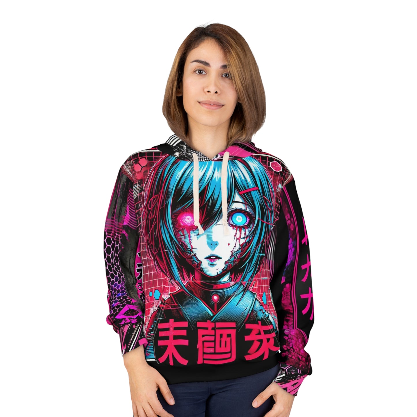 Anime Unisex Pullover Hoodie (AOP)