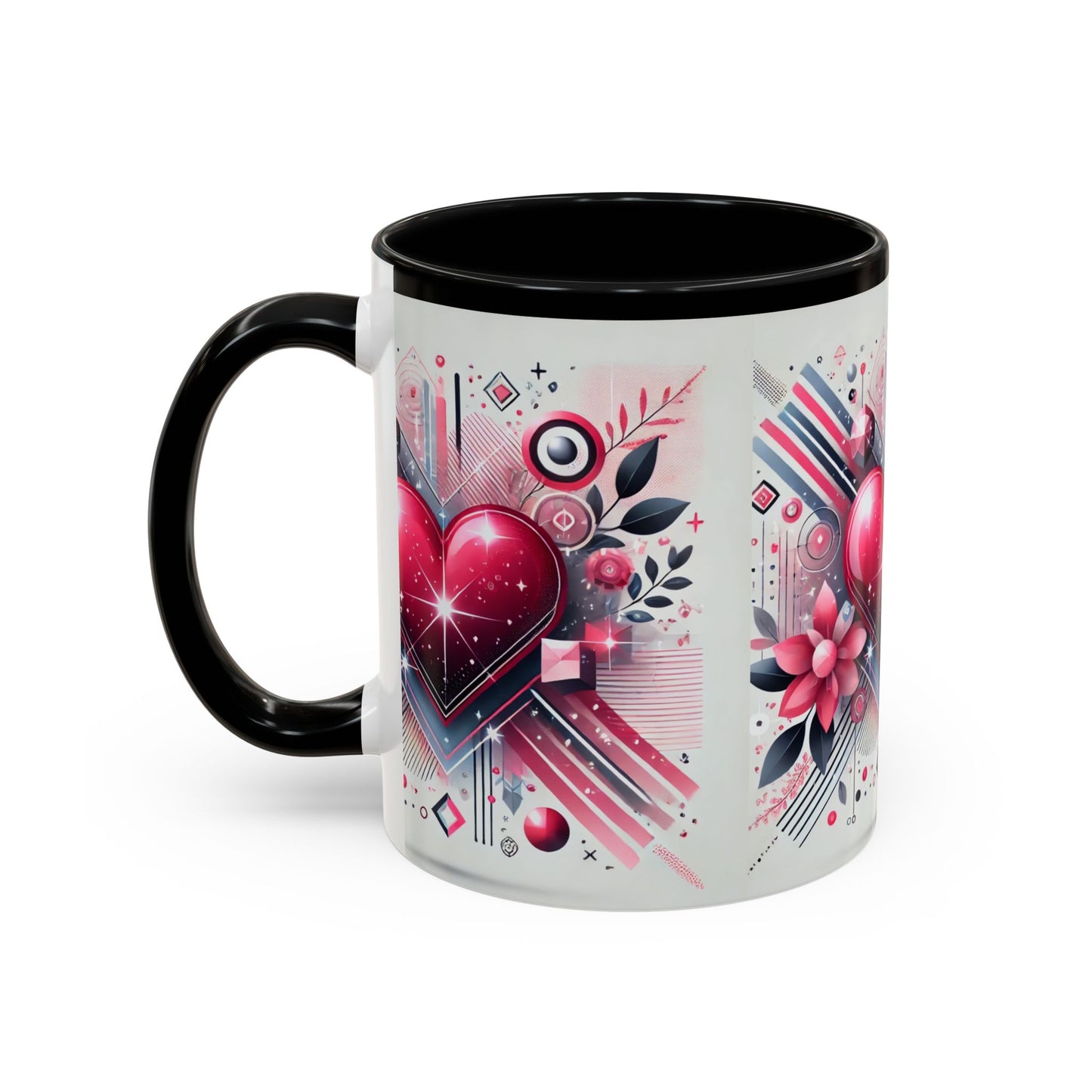 Valentine’s Day Accent Coffee Mug (11, 15oz)