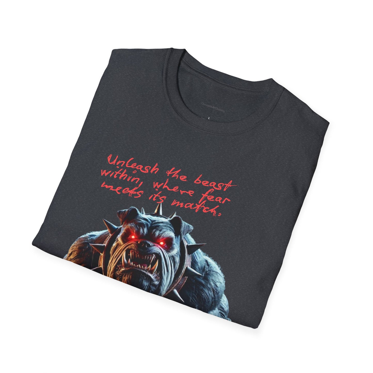 Monster bulldog Unisex Softstyle T-Shirt