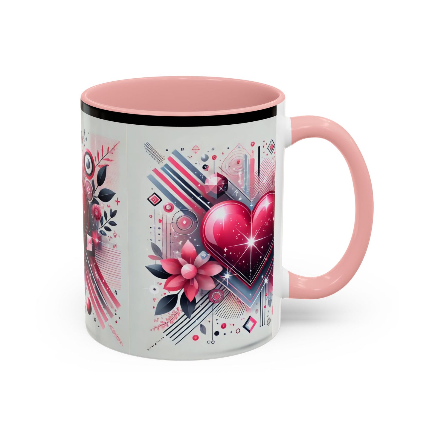 Valentine’s Day Accent Coffee Mug (11, 15oz)