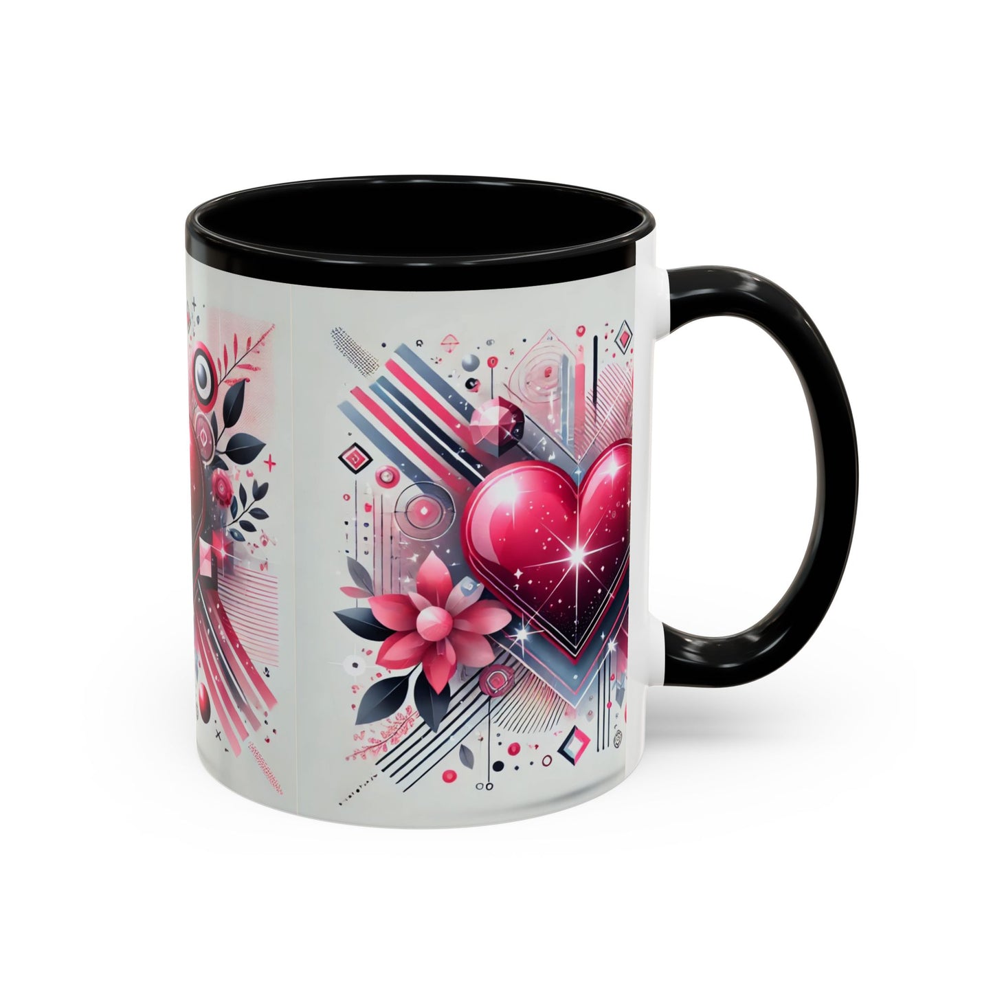 Valentine’s Day Accent Coffee Mug (11, 15oz)