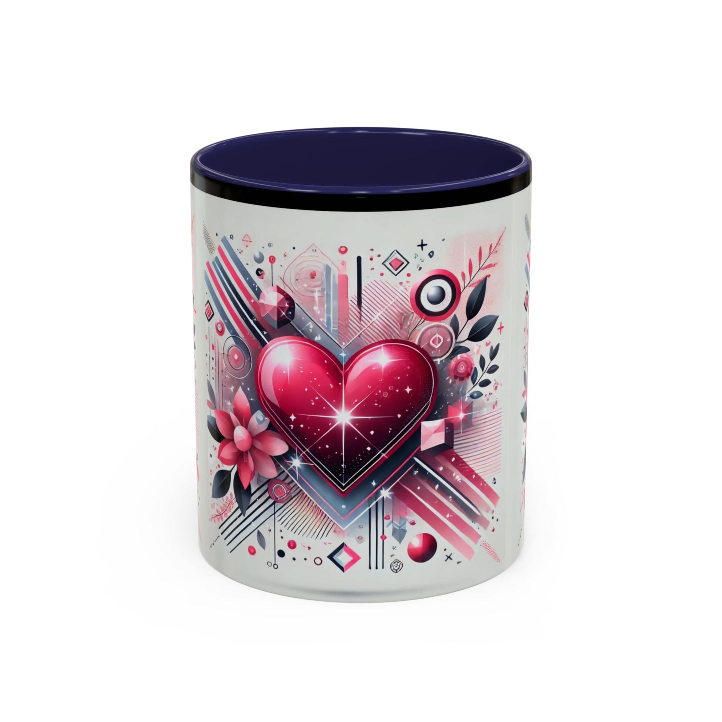 Valentine’s Day Accent Coffee Mug (11, 15oz)