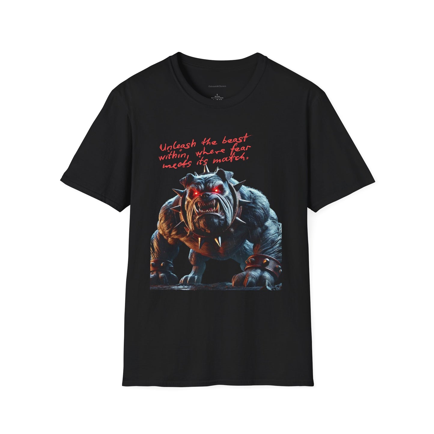 Monster bulldog Unisex Softstyle T-Shirt